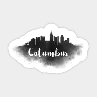 Columbus watercolor Sticker